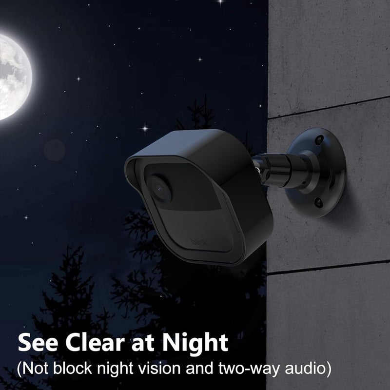 PEF Blink Outdoor 4 (4th Gen) Wall Mount, Weatherproof Protective Cover and 360 Degree Adjustable Mount with Blink Sync Module Mount for Blink Outdoor Indoor Security Camera (Black, 1 Pack) - Image 4